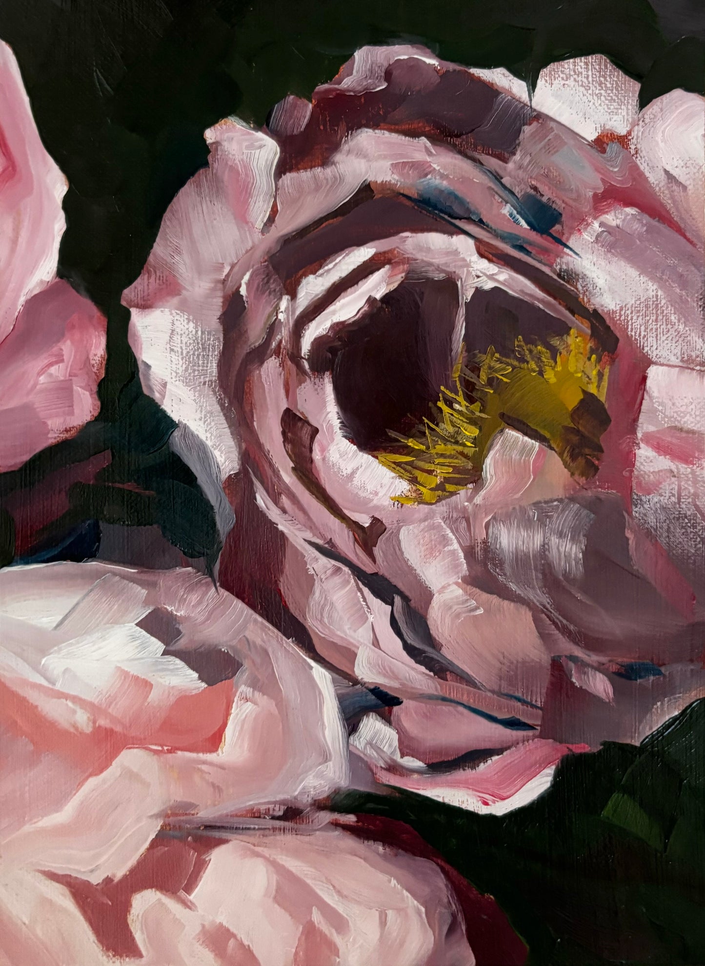 Day 1 - Daily Painting Challenge - Peony