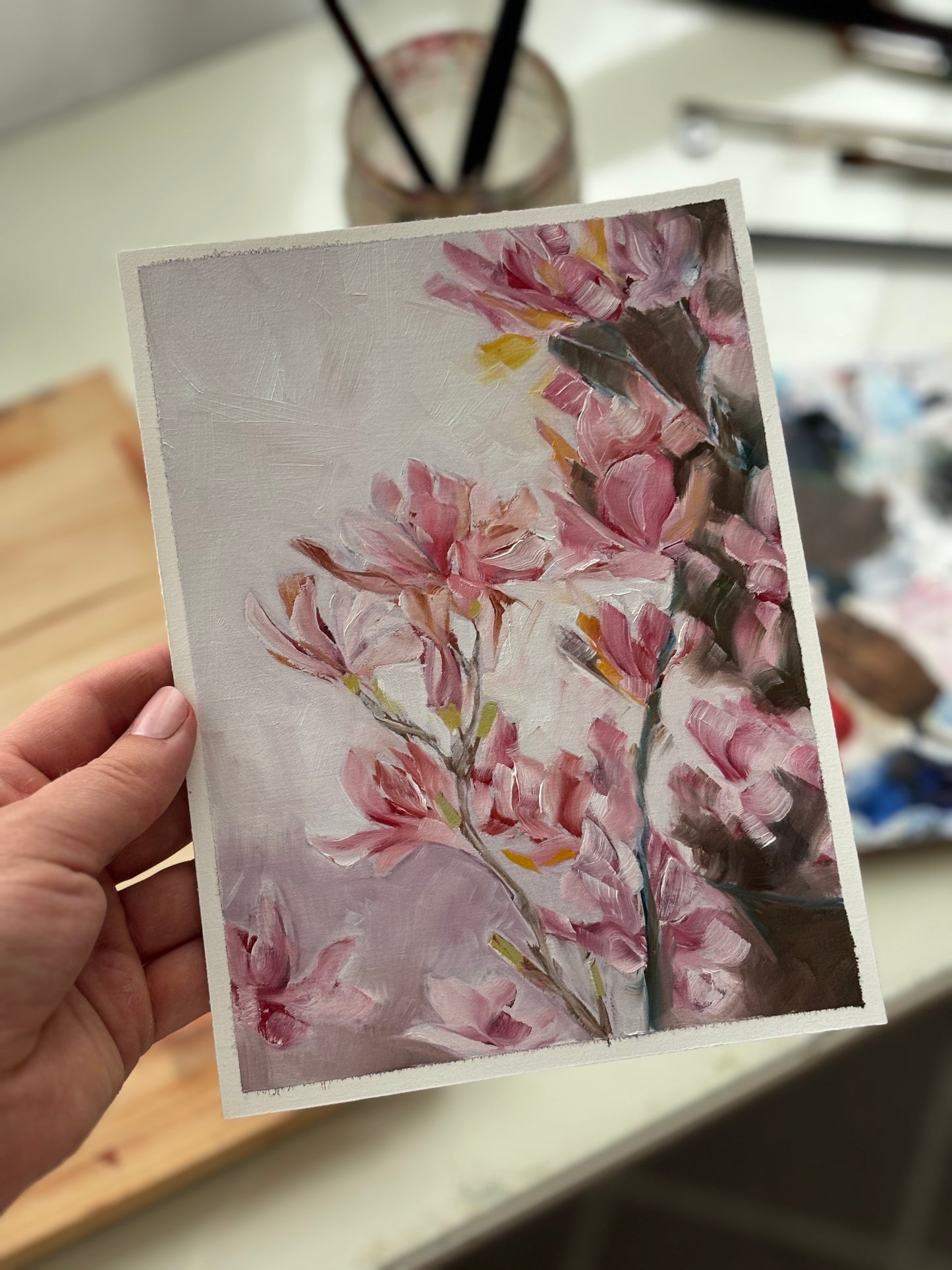 Day 9 - Daily Painting Challenge - Sweet Magnolia