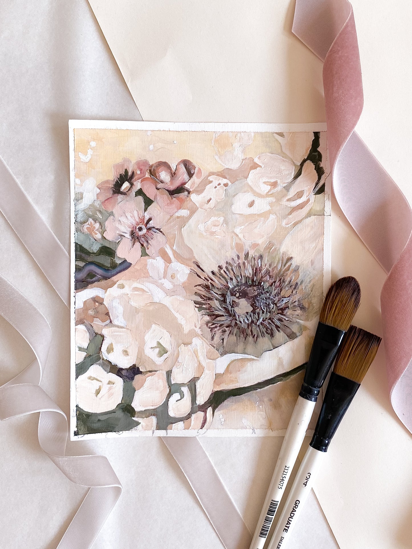 Feminine Beauty Series | No. 6 | Original Oil on Paper