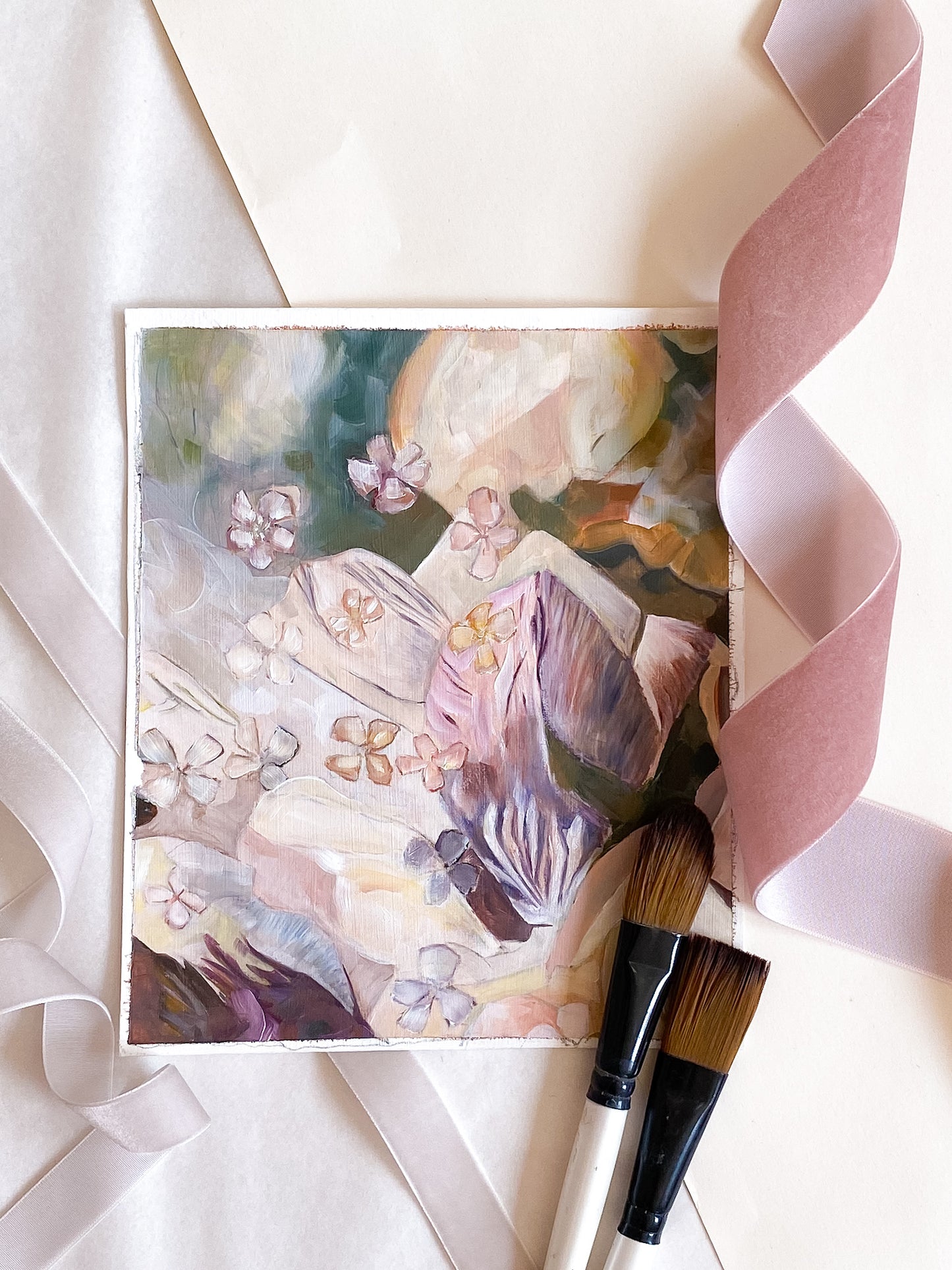 Feminine Beauty Series | No. 8 | Original Oil on Paper