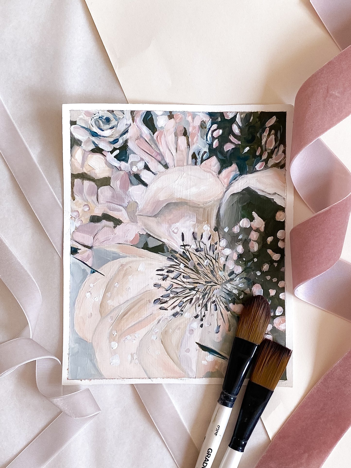 Feminine Beauty Series | No. 10 | Original Oil on Paper