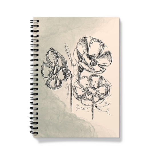 Floral Illustration Notebook