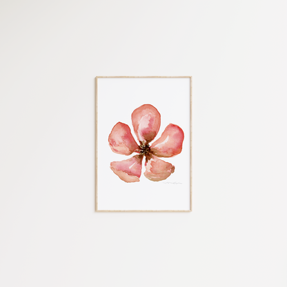 Flower | Watercolor Sketch | Digital Print