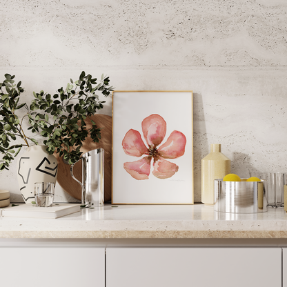 Flower | Watercolor Sketch | Digital Print