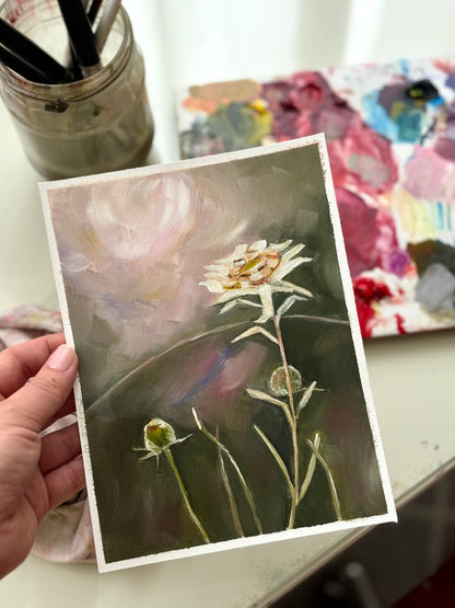 Day 7 - Daily Painting Challenge - Edelweiss