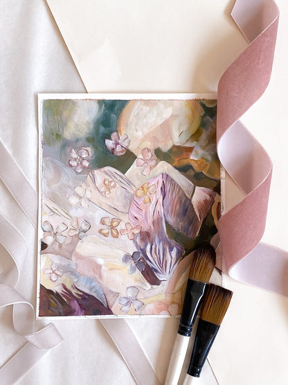 Feminine Beauty Series | No. 8 | Original Oil on Paper