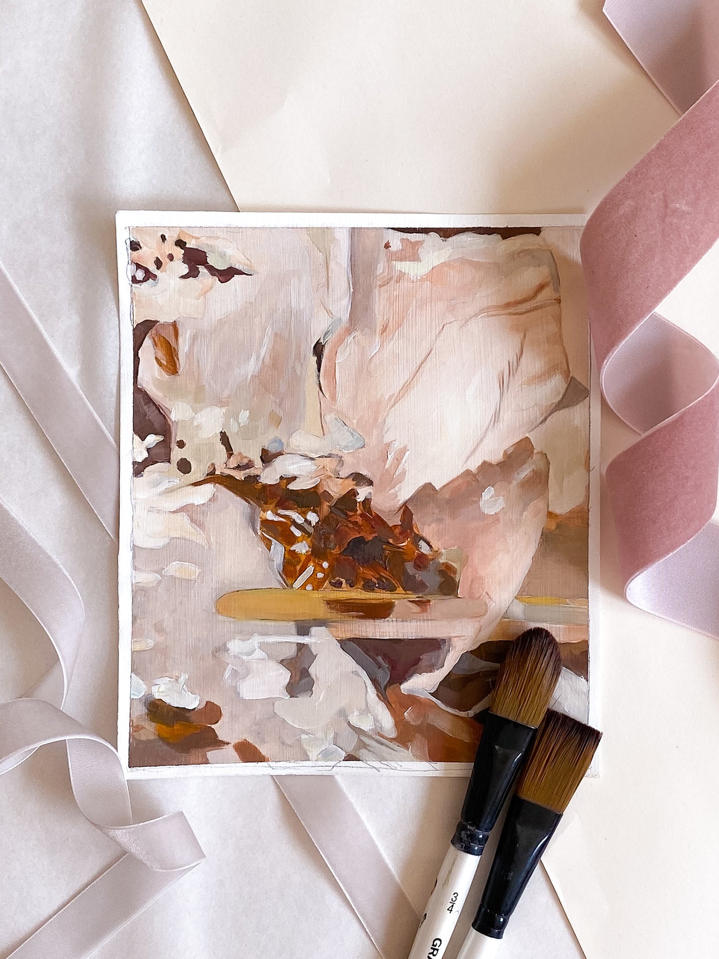 Feminine Beauty Series | No. 9 | Original Oil on Paper