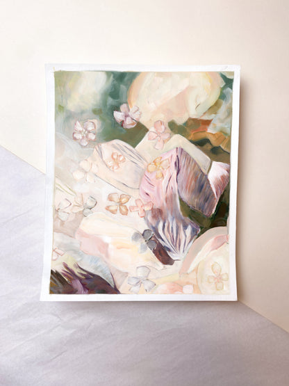 Feminine Beauty Series | No. 8 | Original Oil on Paper