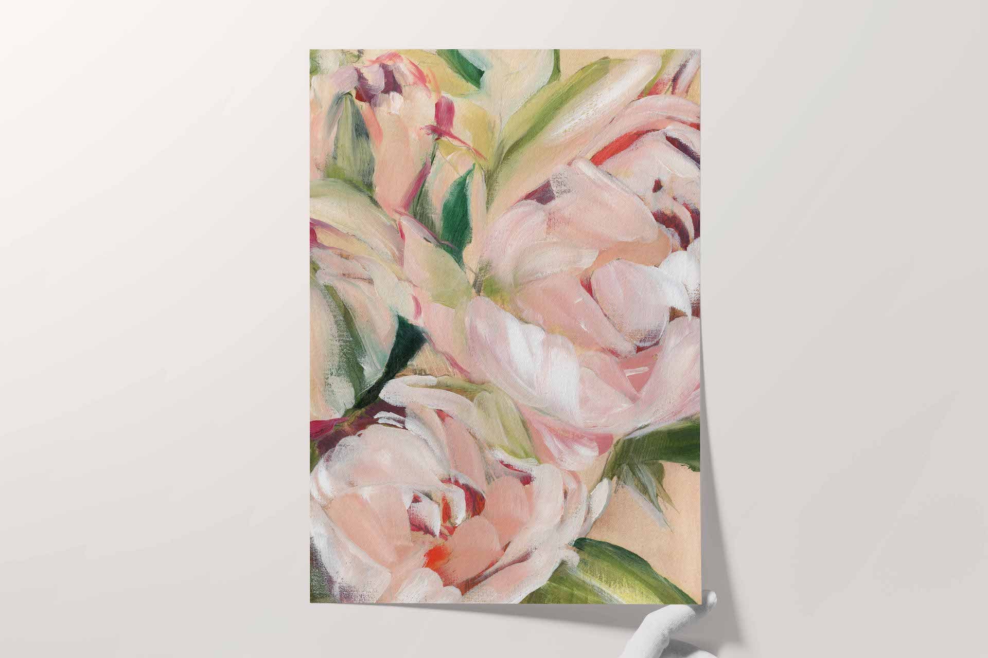 floral art print on high quality paper